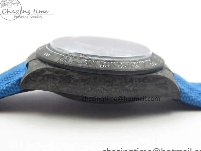 On Daytona Blue Strap Edition Blue DIW Dial Best Carbon A7750 WWF Nylon V2 0122